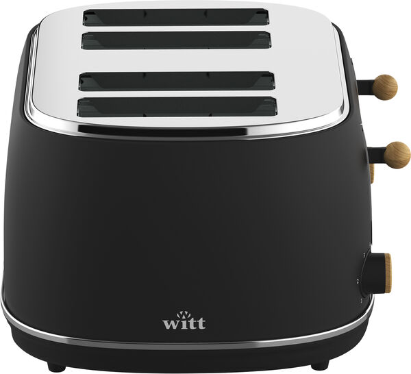 WITT PREMIUM 4-SLICE TOASTER WOOD BLACK