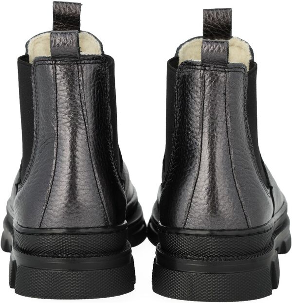 Chelsea støvle med elastik og uldfo