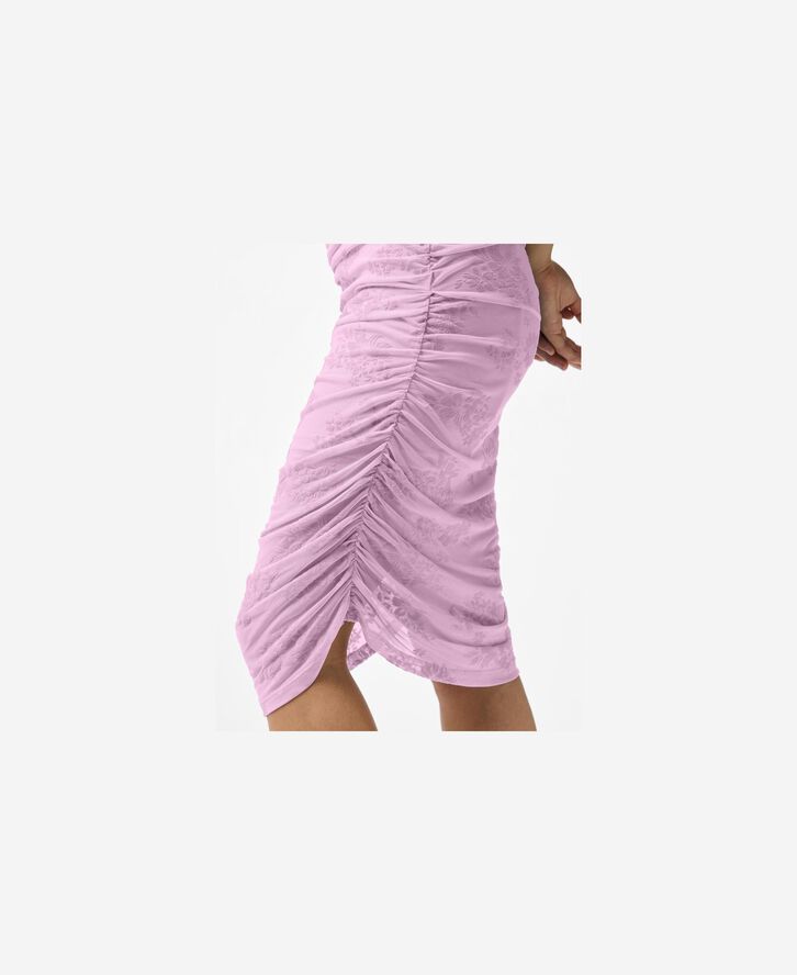 PCMERRY SL RUCHING SHORT DRESS JRS