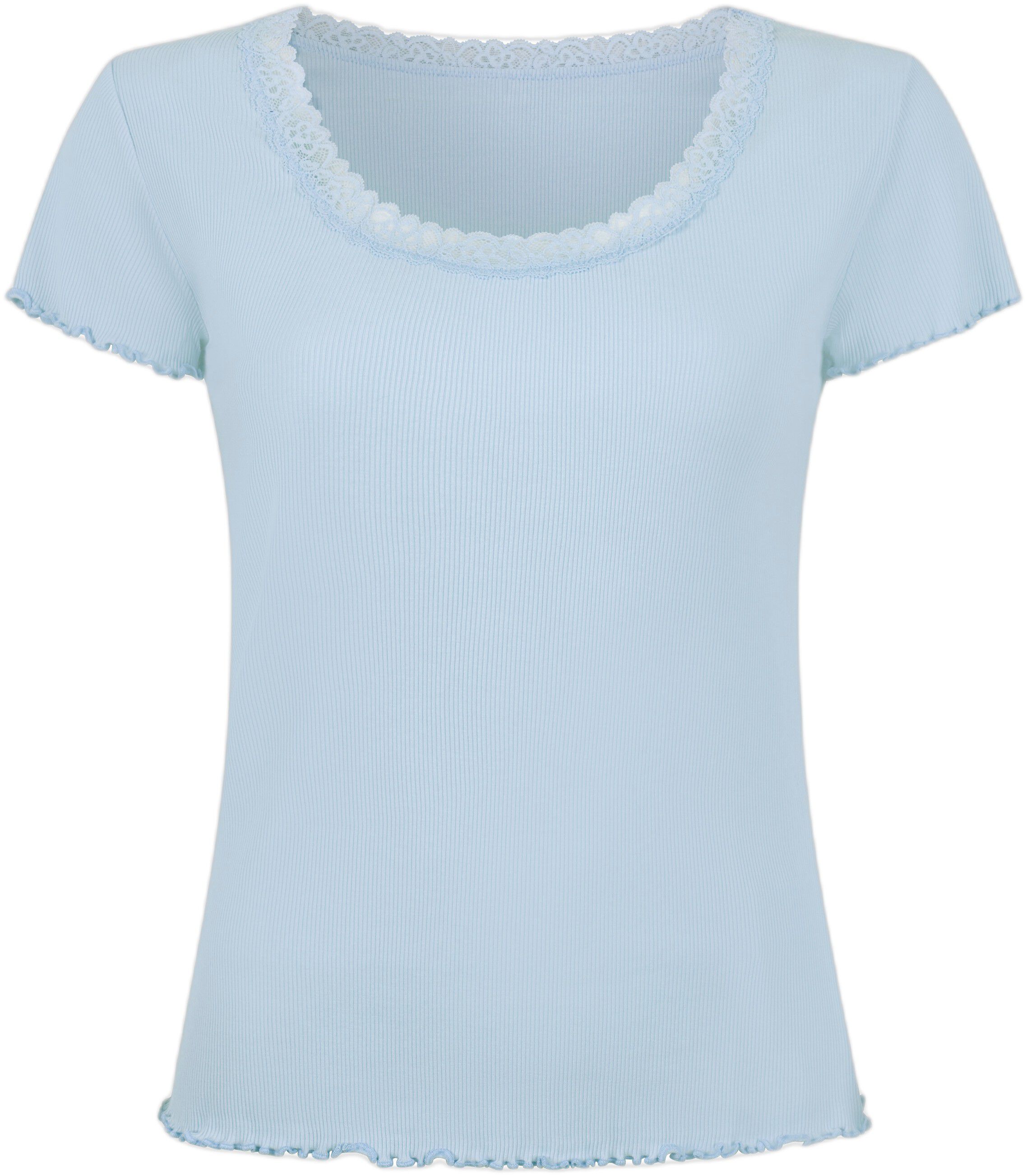Pyjama Top Jersey Rib
