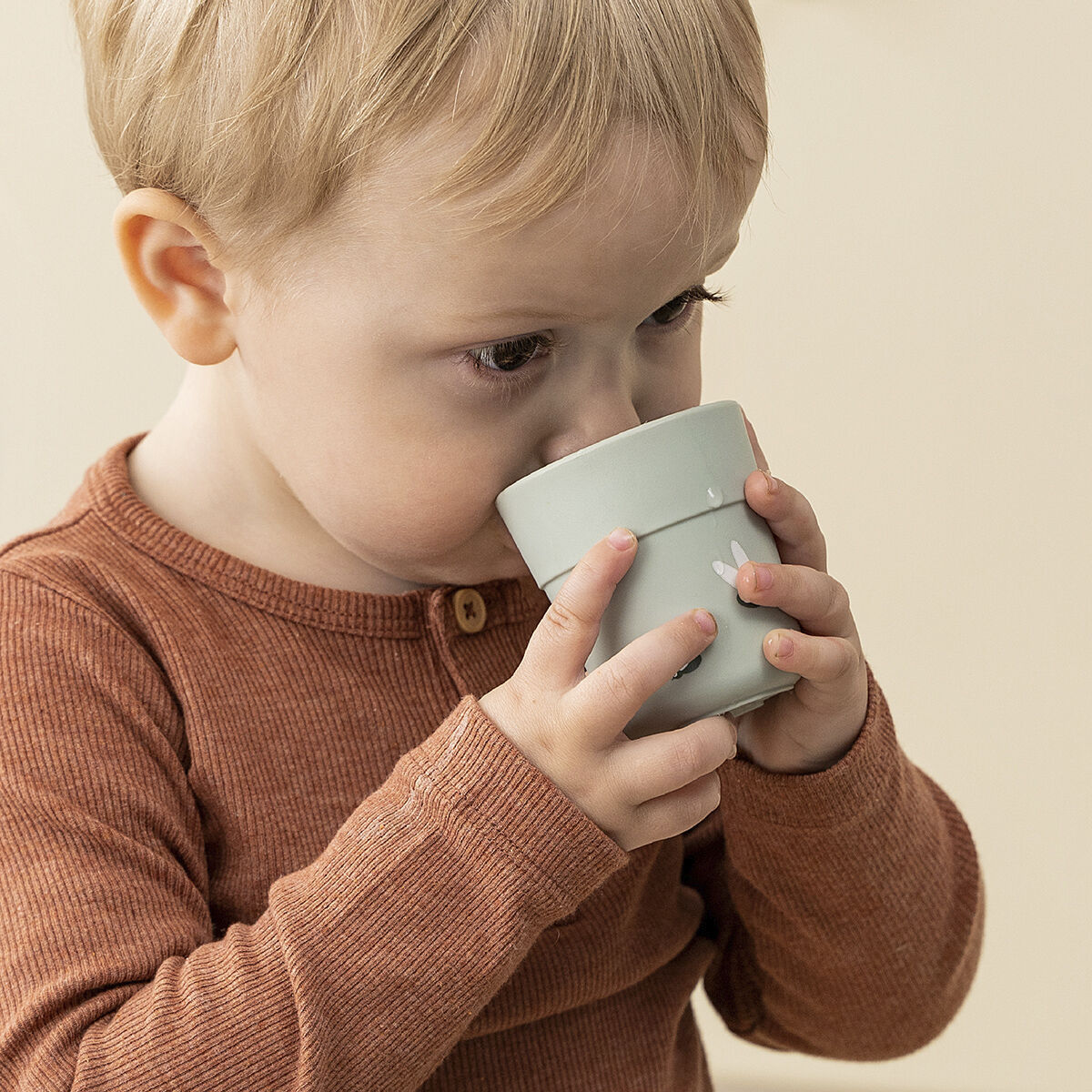 Foodie mini kop Croco Gr&oslash;n