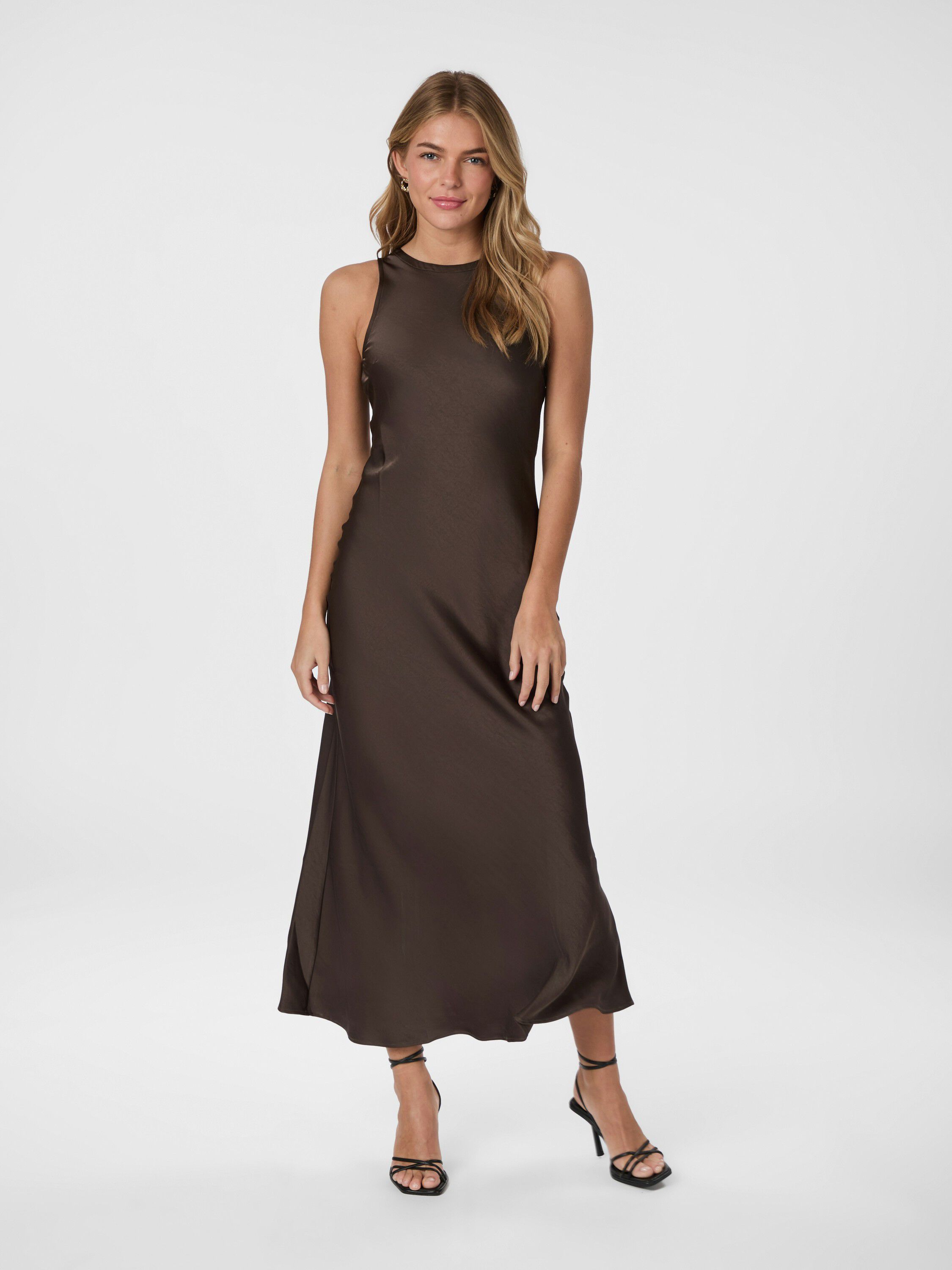 Celinie Heavy Sateen Dress