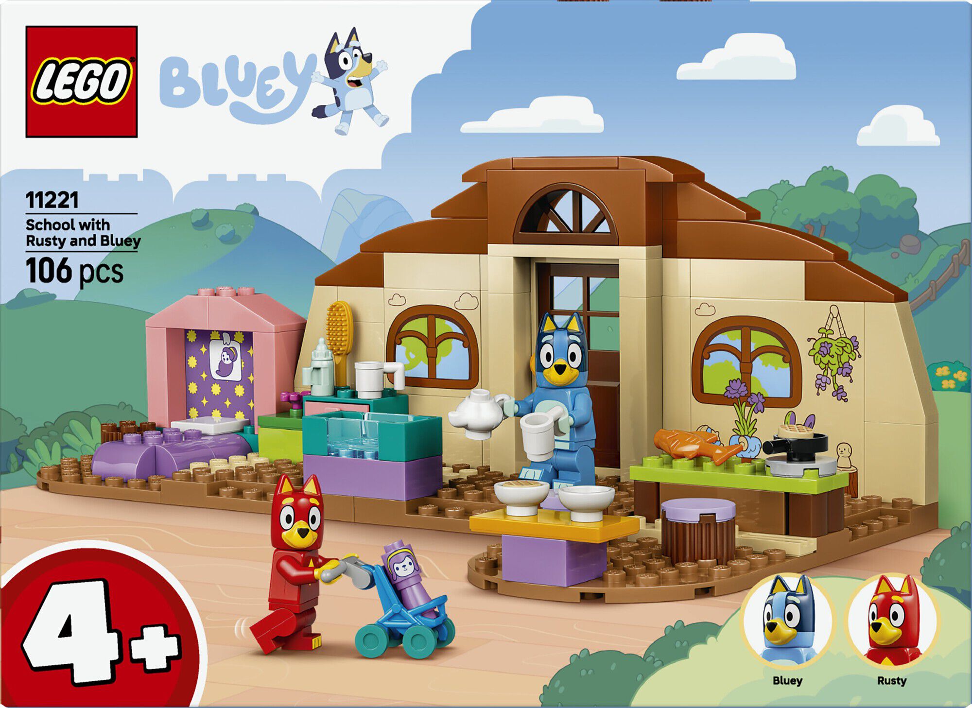Skole med Rusty og Bluey 11221