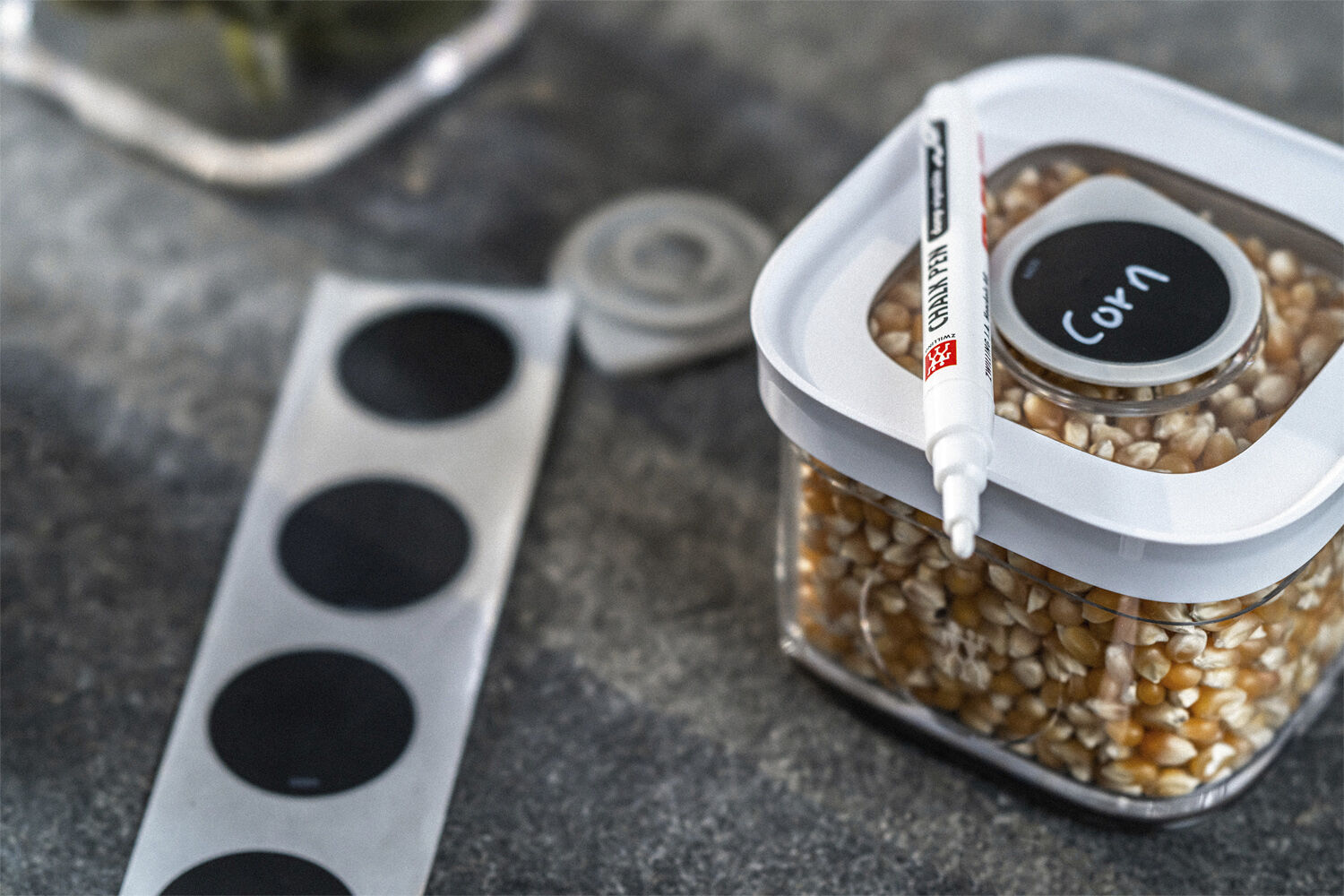 Fresh & Save CUBE S&aelig;t S/M12 gennemsigtig-hvid