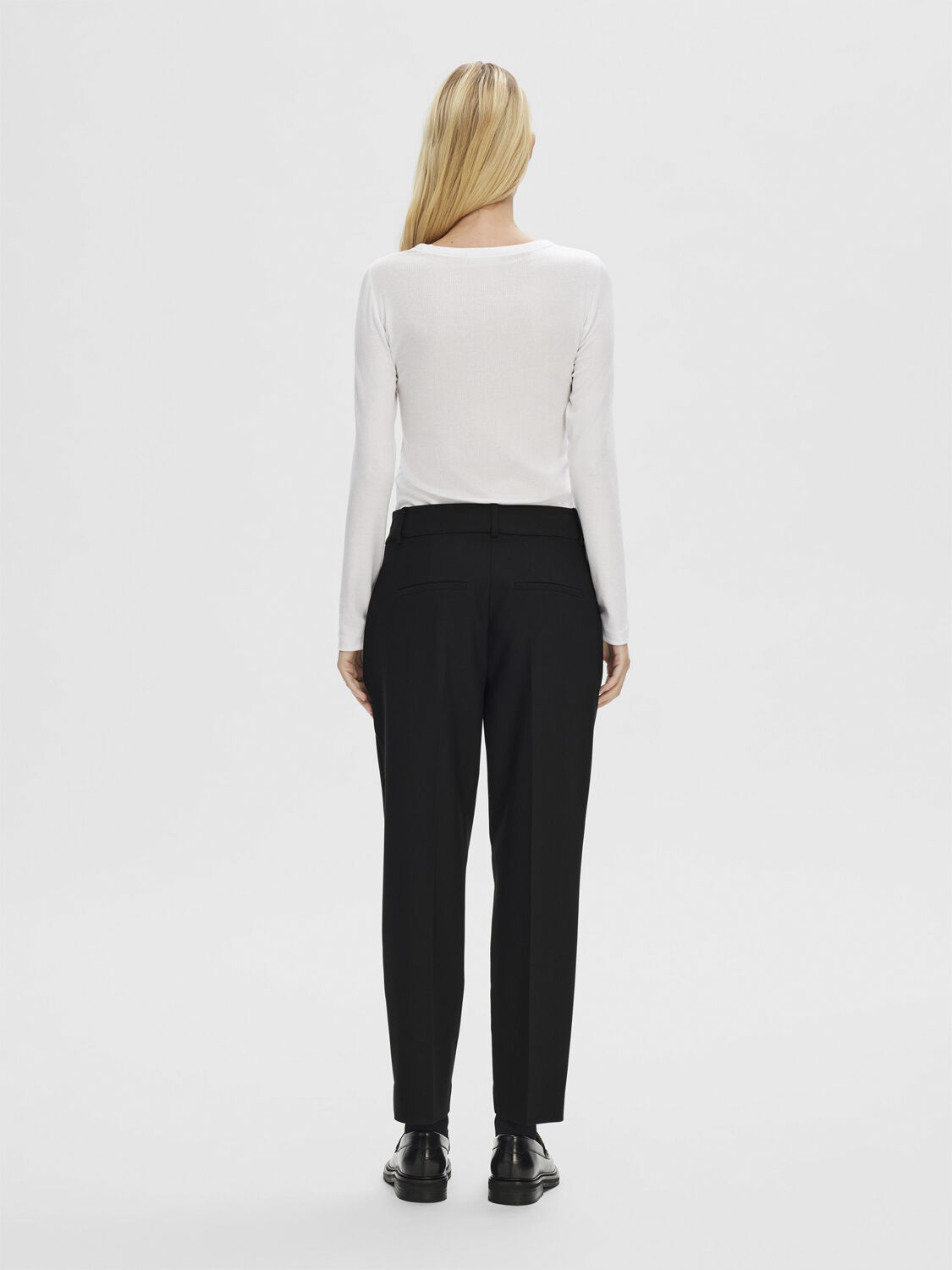 Slfrita-Ria Mw Cropped Pant Fd Noos