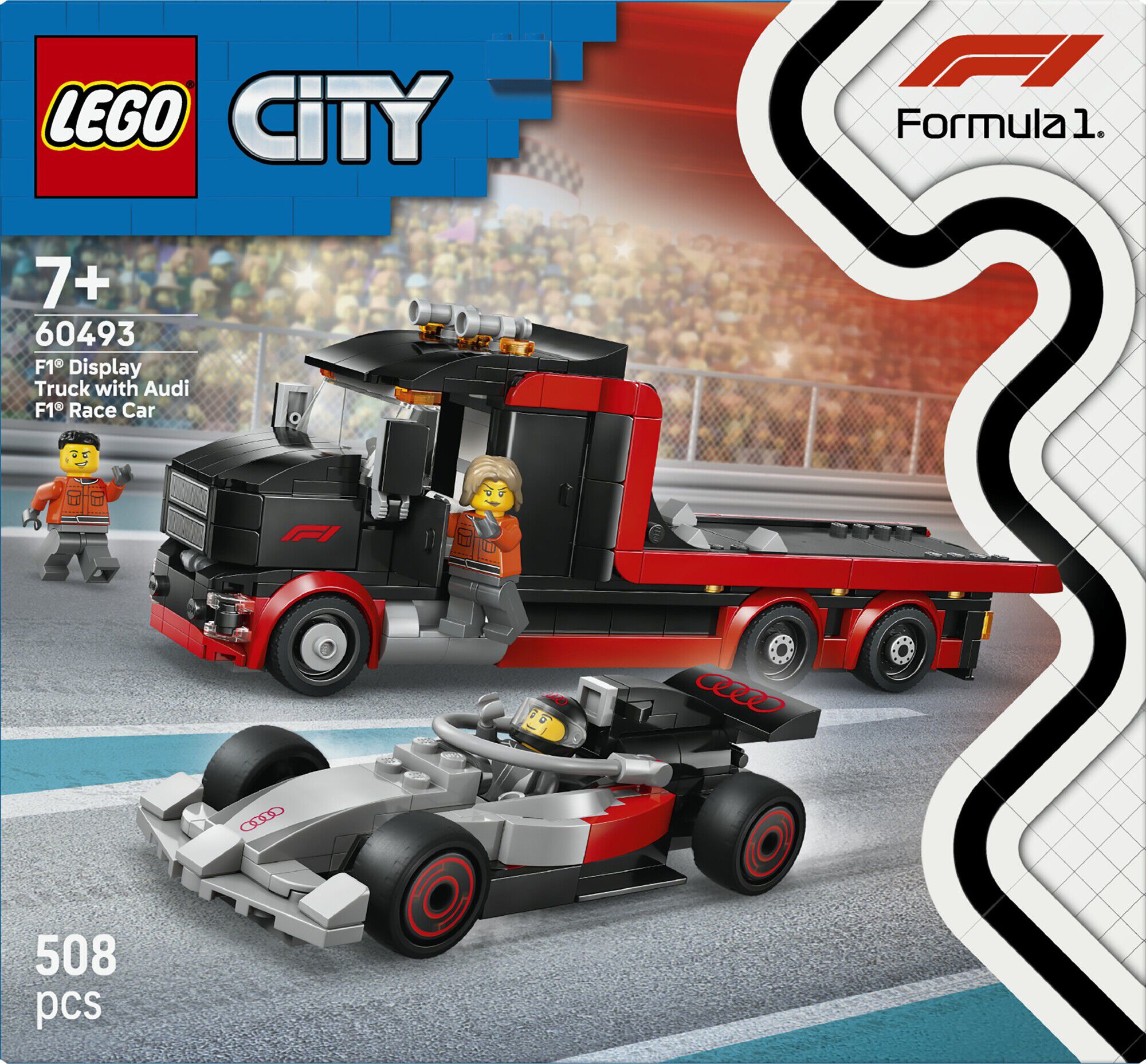 F1-udstillingstruck med Audi F1-racerbil 60493