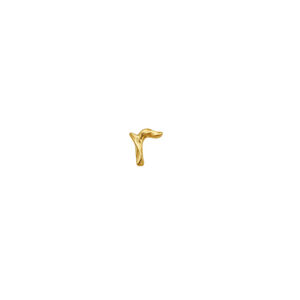 R Alphabet Single Earring