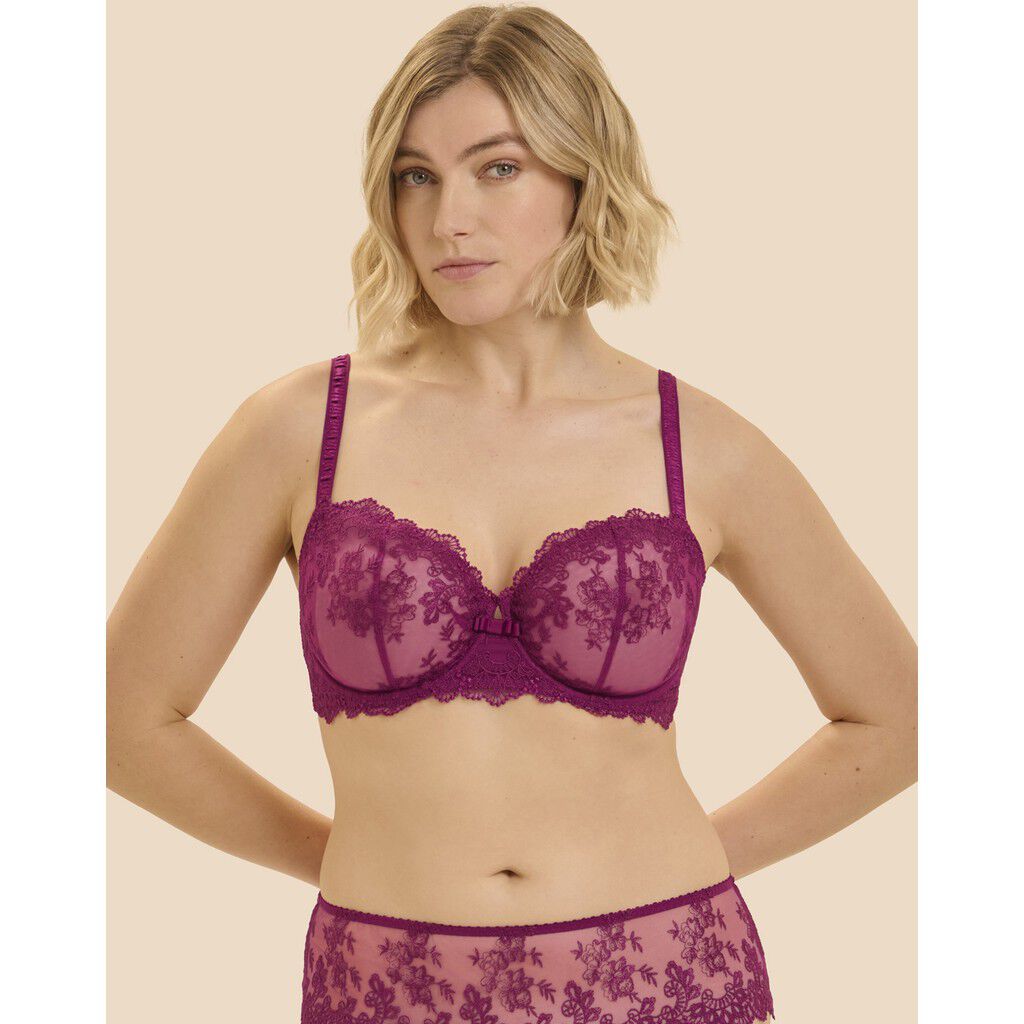 PASSION Half cup supporting bra