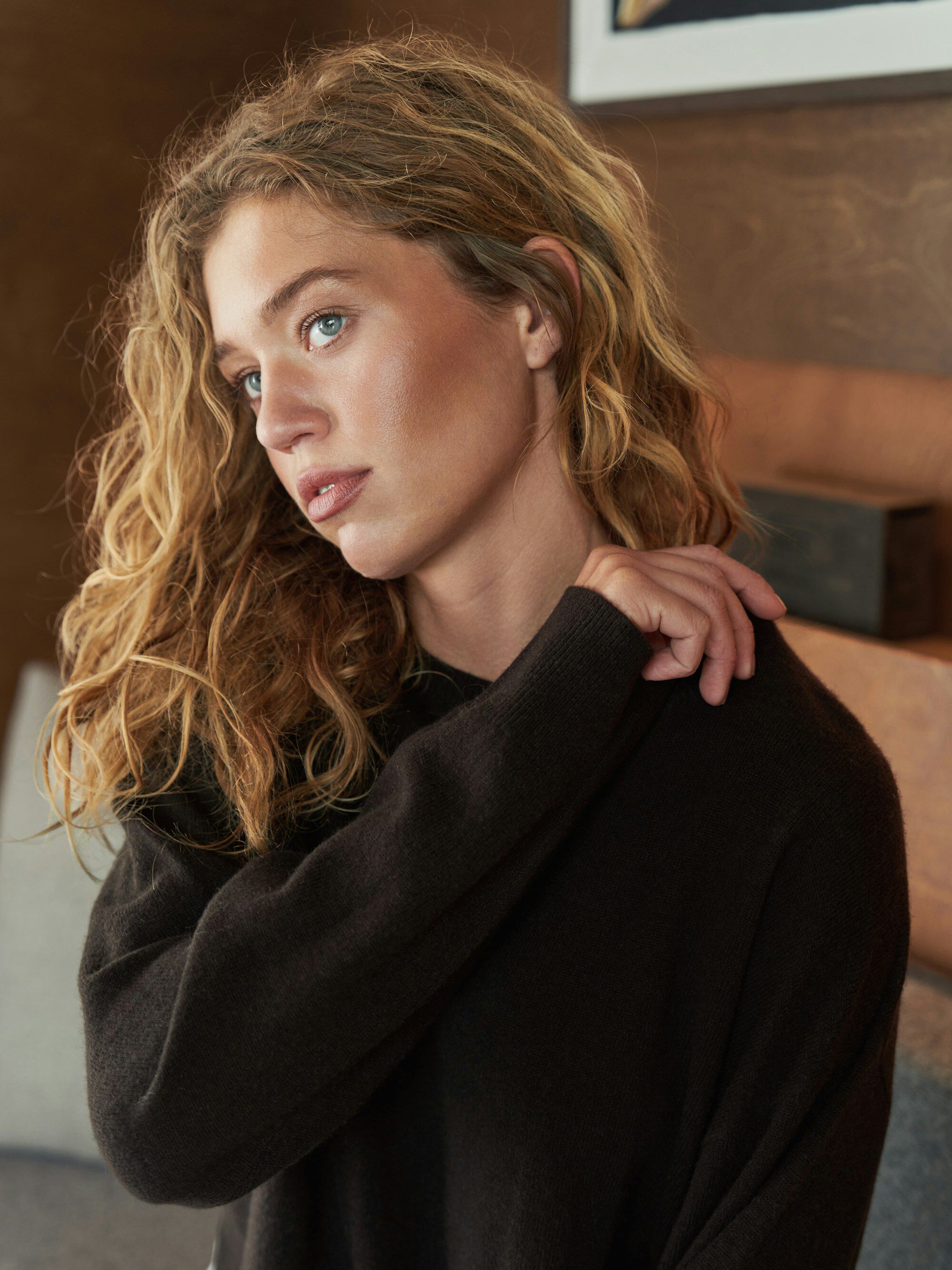 Detri Wool Knit Blouse