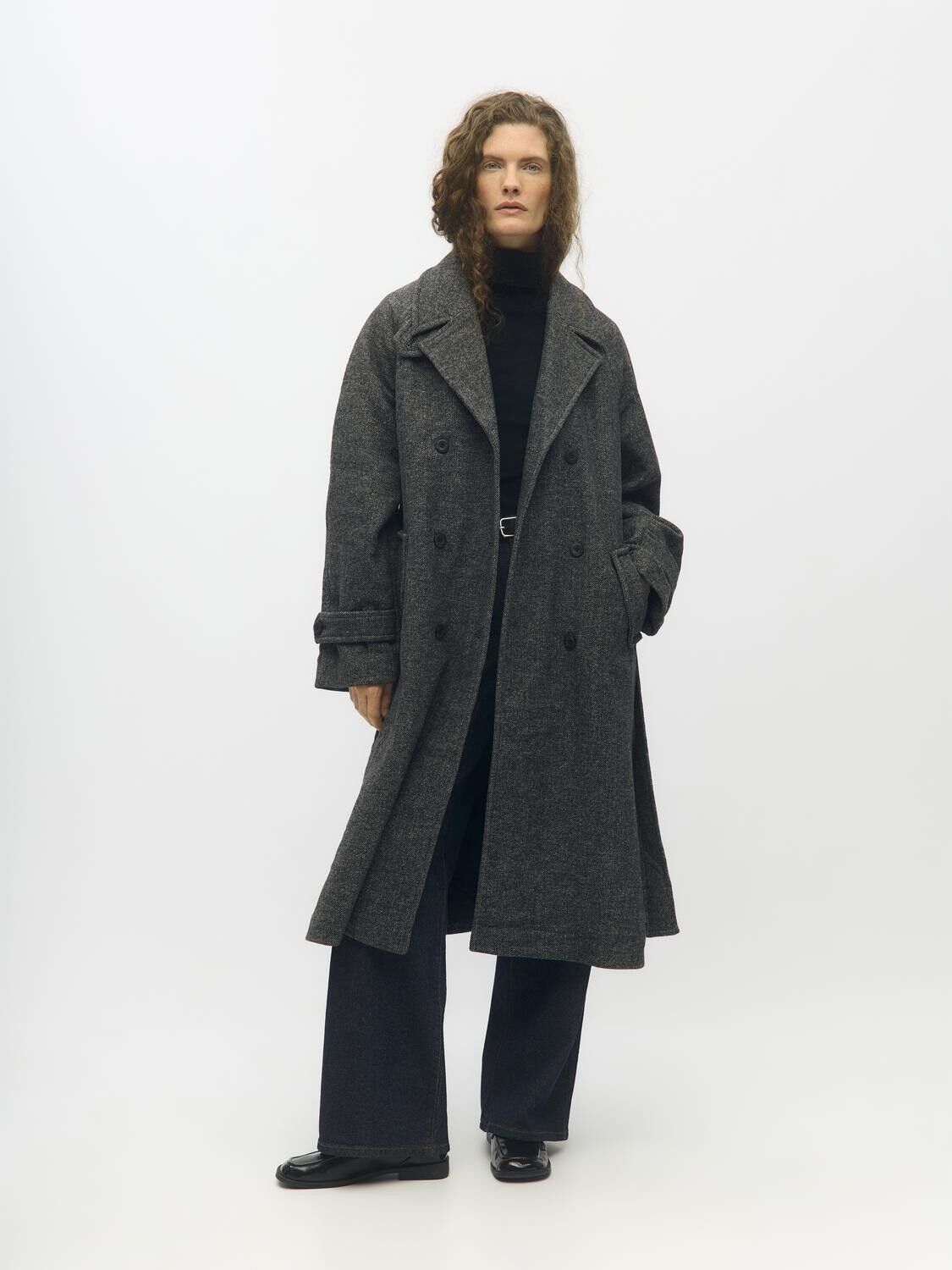 Objriki L/S Re Long Coat Div