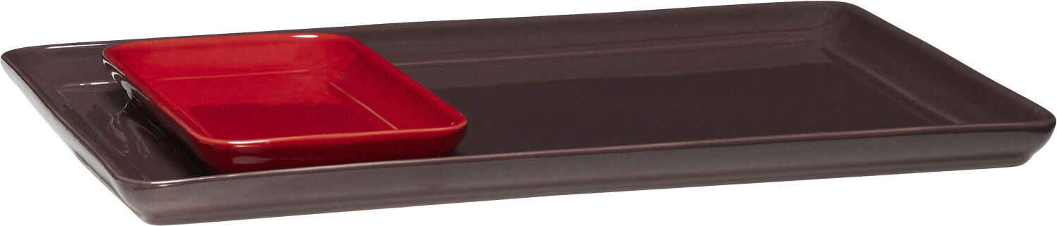 Amare Bakke Burgundy/R&oslash;d s&aelig;t af 2