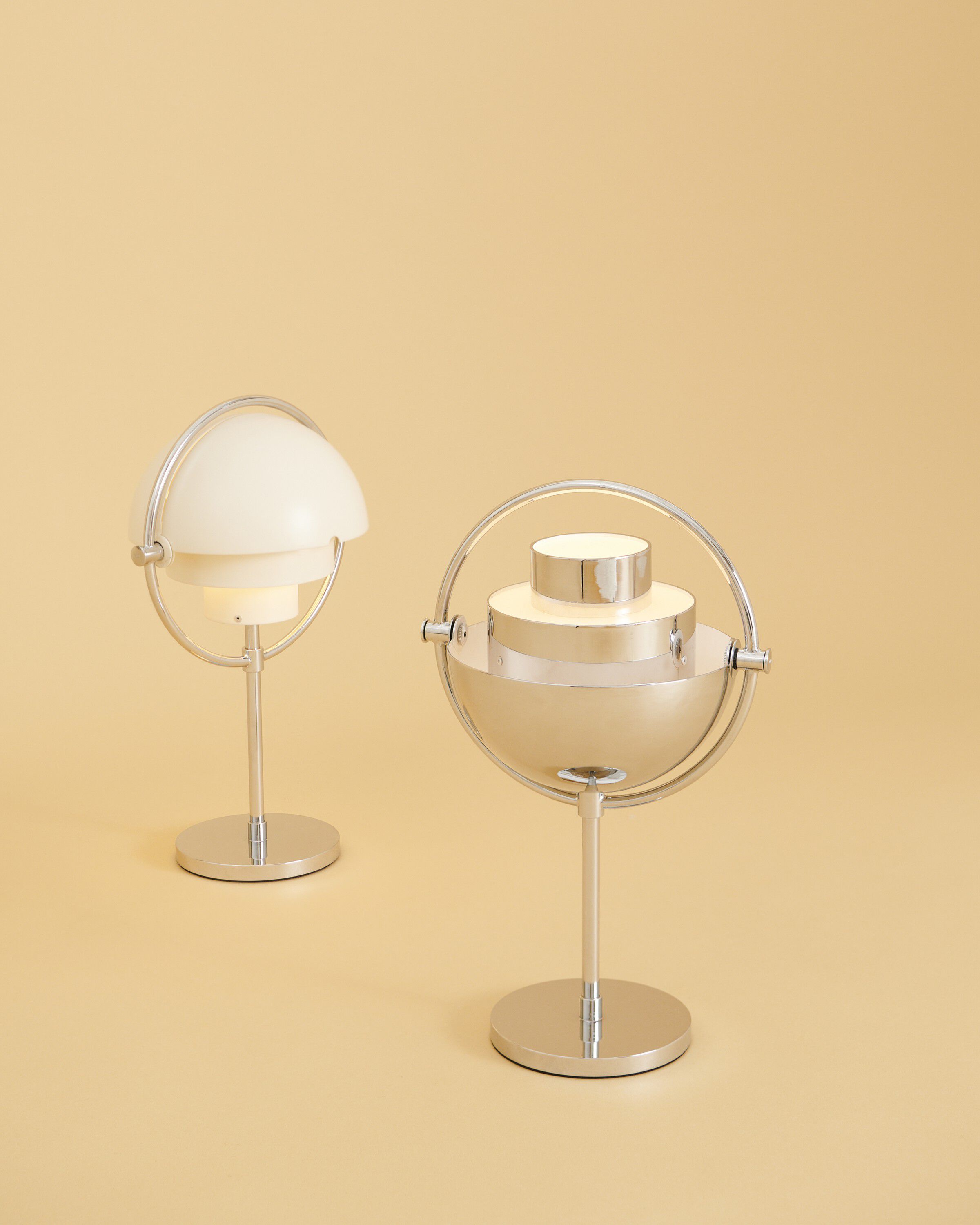 Multi-Lite Portable Lamp, EU (Base: Chrome, Shade: White Semi Matt)