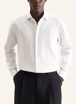 Business Shirt Regular Long sleeve Kent-Collar Stripes