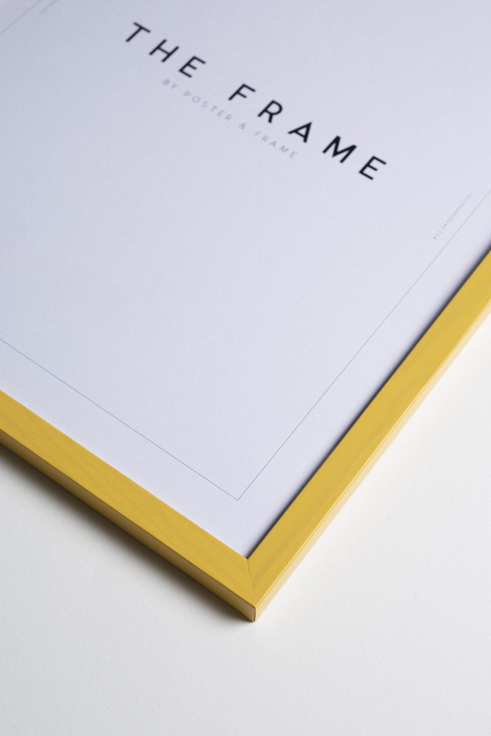 Poster&Frame - Yellow wood 50x70cm