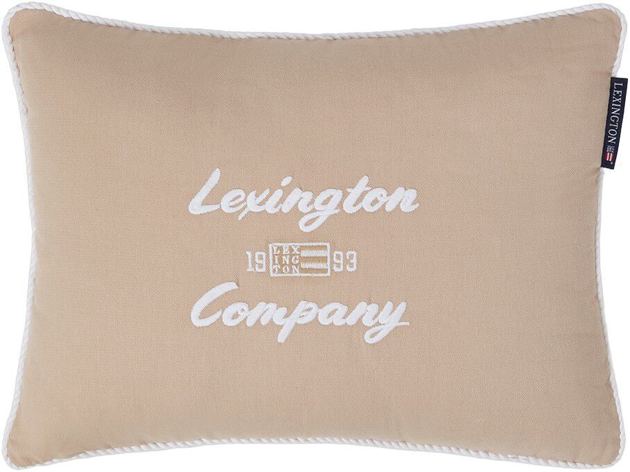 Logo Organic Cotton 40x30 Pillow