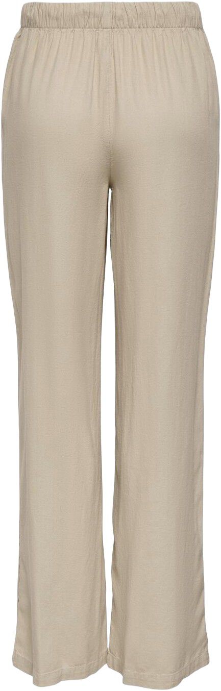 ONLGOA MW LINEN BL PULL-UP PANT CC