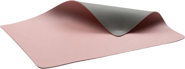 Spisebrikke 46x33 4 stk. Grå/Light pink