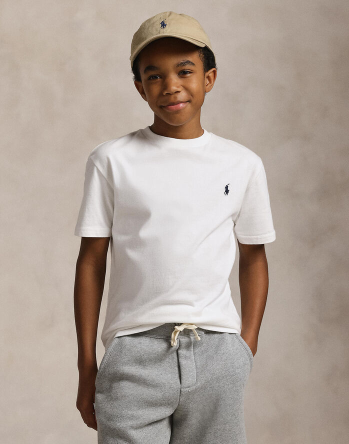 Cotton Jersey Crewneck Tee KIDS