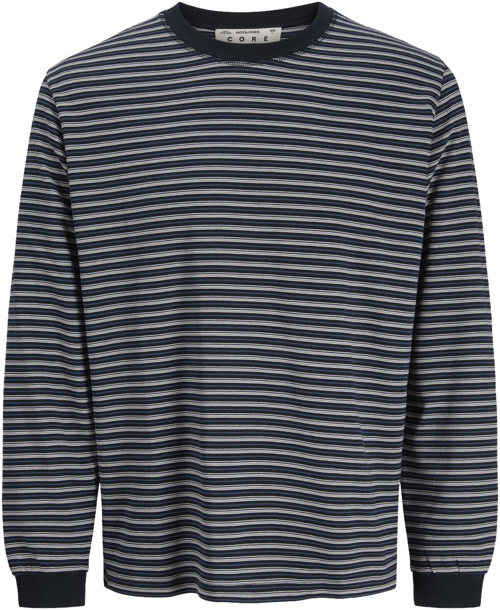 JCOBARRON STRIPE TEE LS CN STYD