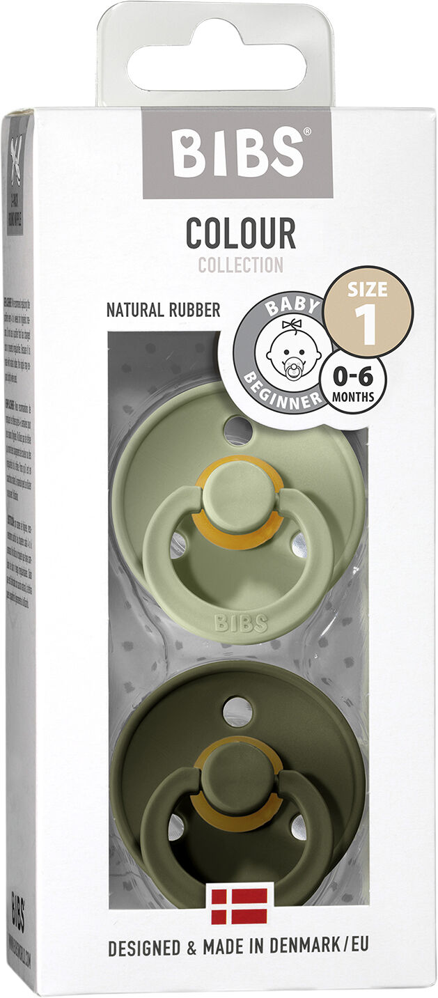 BIBS Colour 2 PACK Sage/Hunter Green