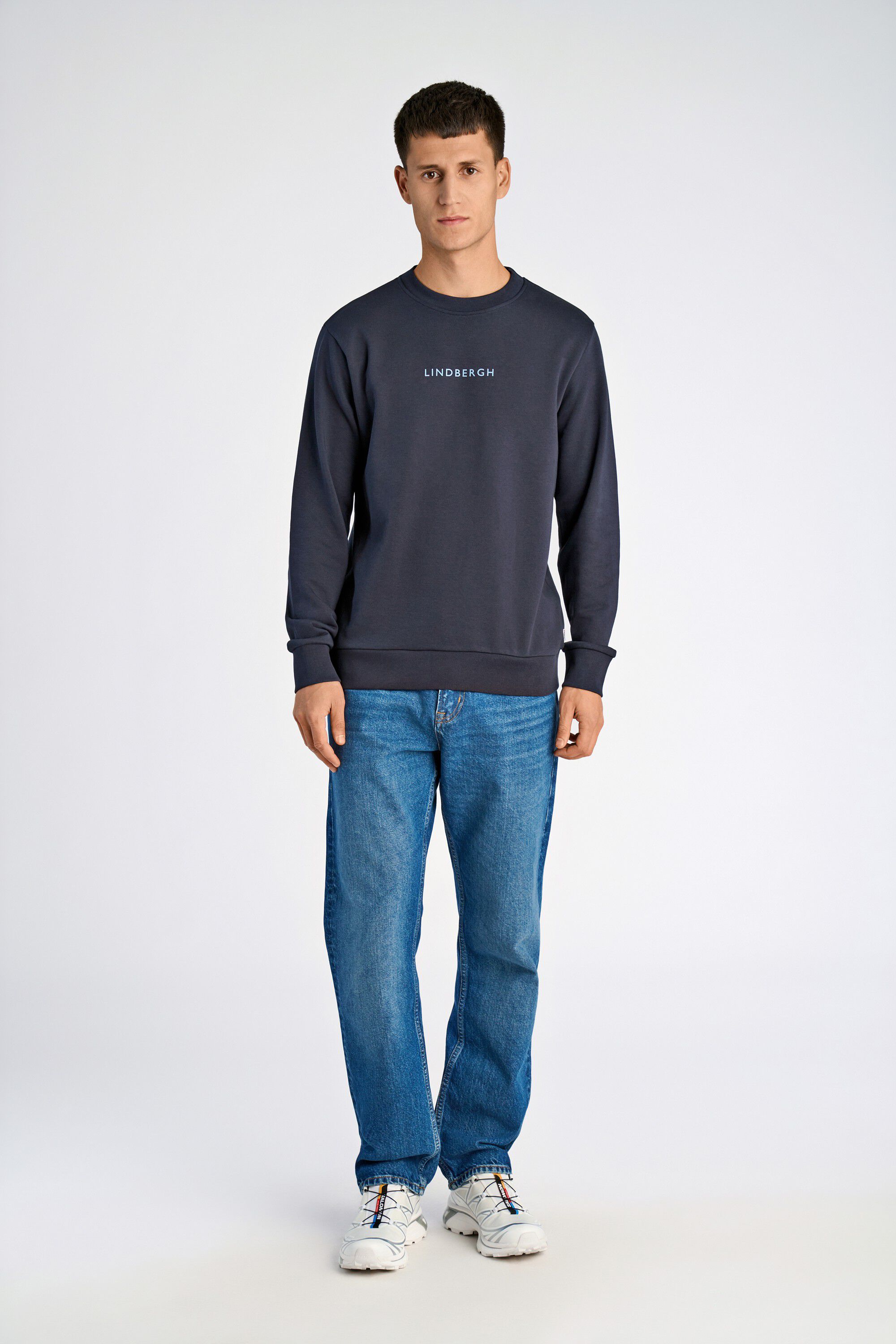 Logo chest print o-neck sweat