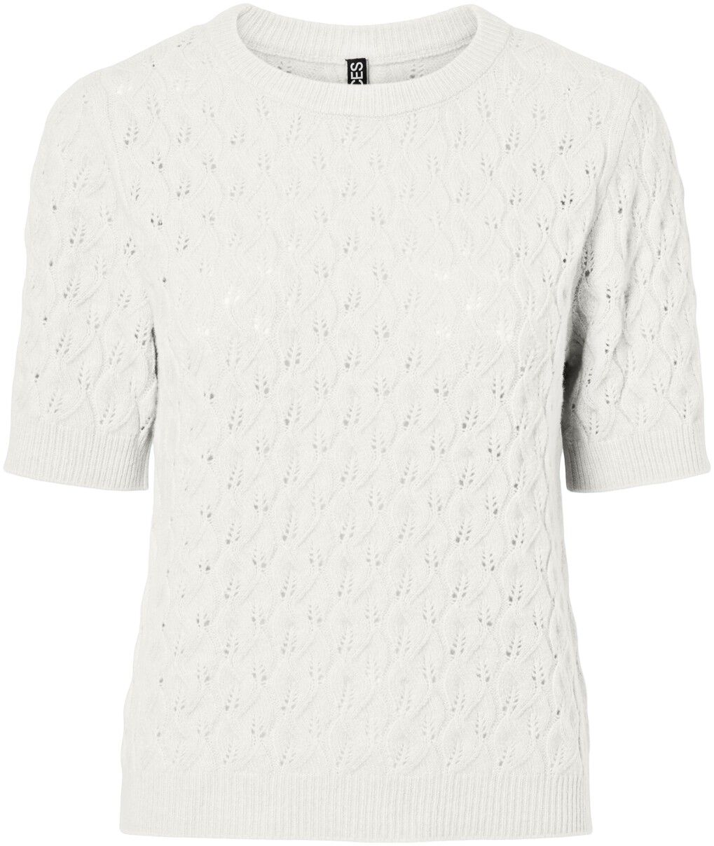 PCLELOU SS O-NECK KNIT NOOS BC