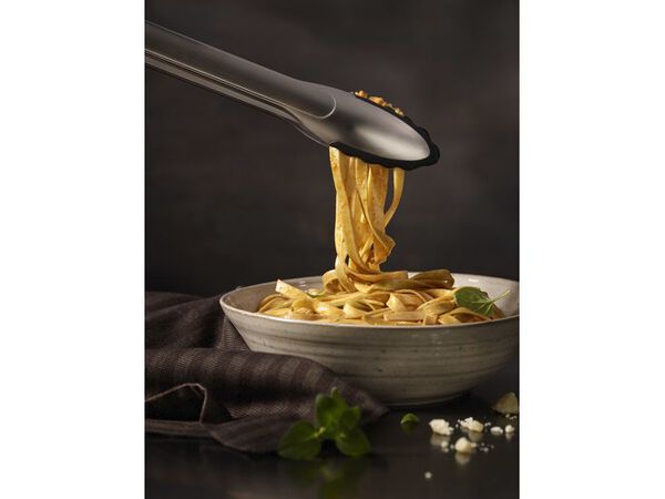 Universal/kjøkkentang låsbar 23 cm Stål/Silikone