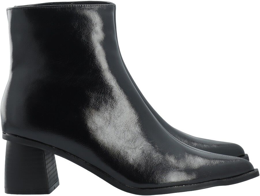 BIALEONORA Short Zip Boot Faux Leather