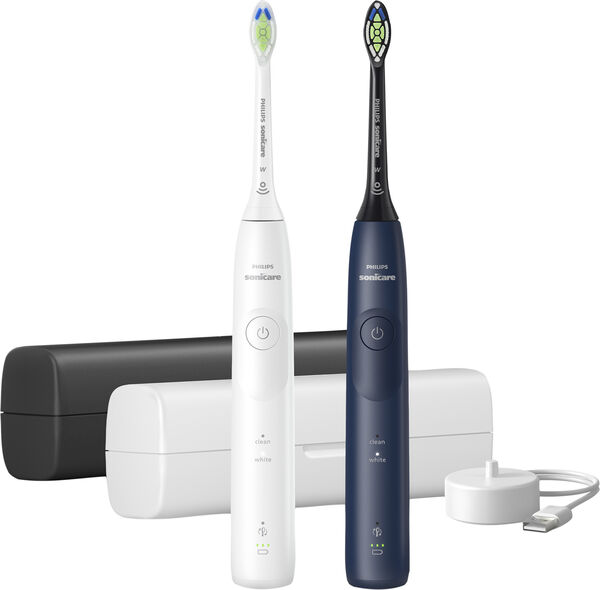 Philips Sonicare 5500 Rechargeable, Hvid/Sort