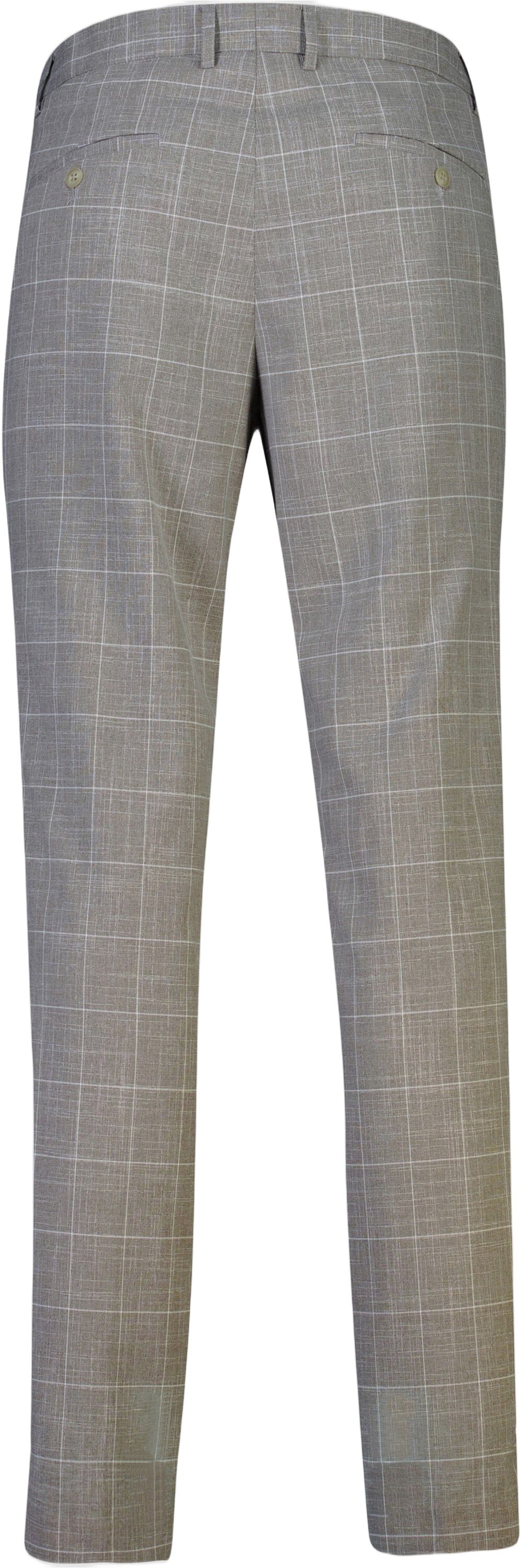 Checked slub viscose blend sui