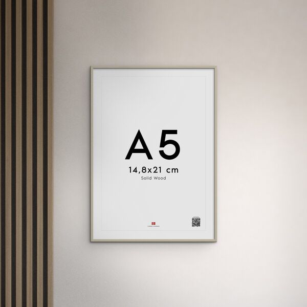 Poster&Frame - Cashemire grey wood 15x21cm (A5)