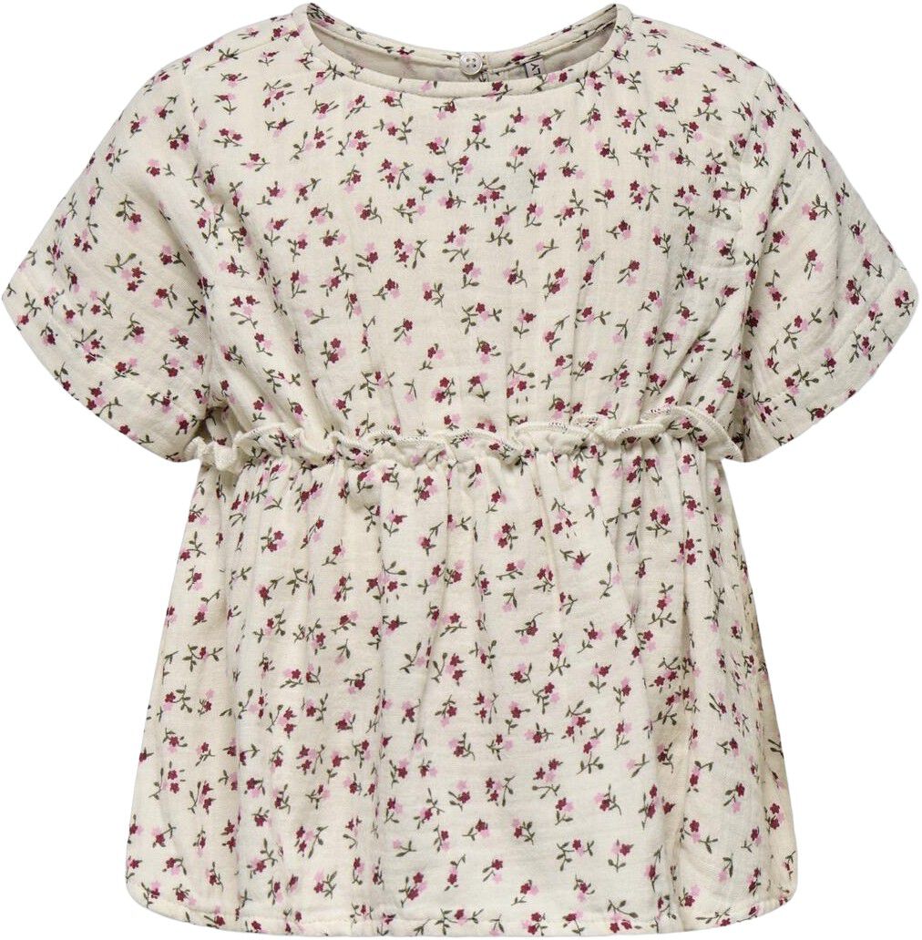 Kmgthyra Life S/S Top Wvn Noos