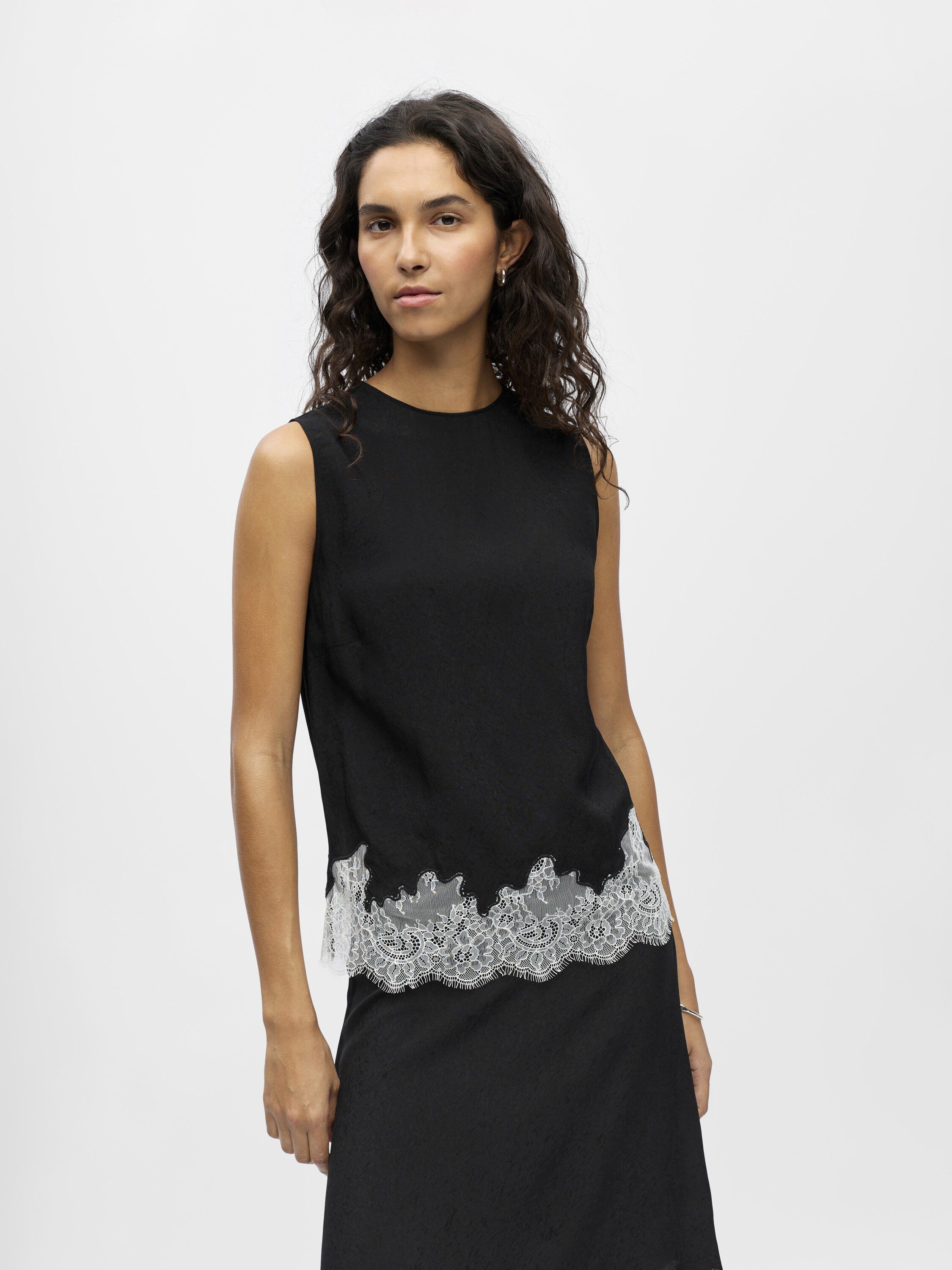 OBJDALME SL LACE TOP E AW FAIR 25