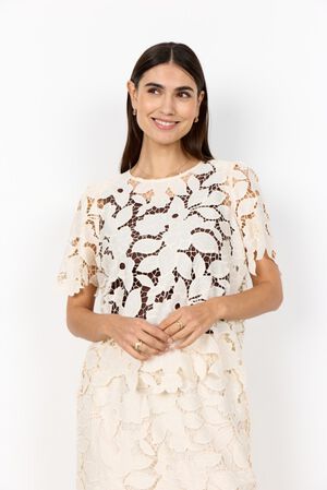 SC-CASSANDRA 1 Bluse Creme