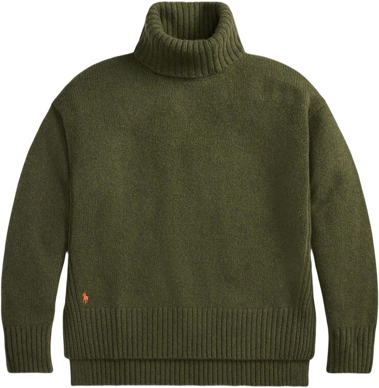Wool-Cashmere Turtleneck Sweater