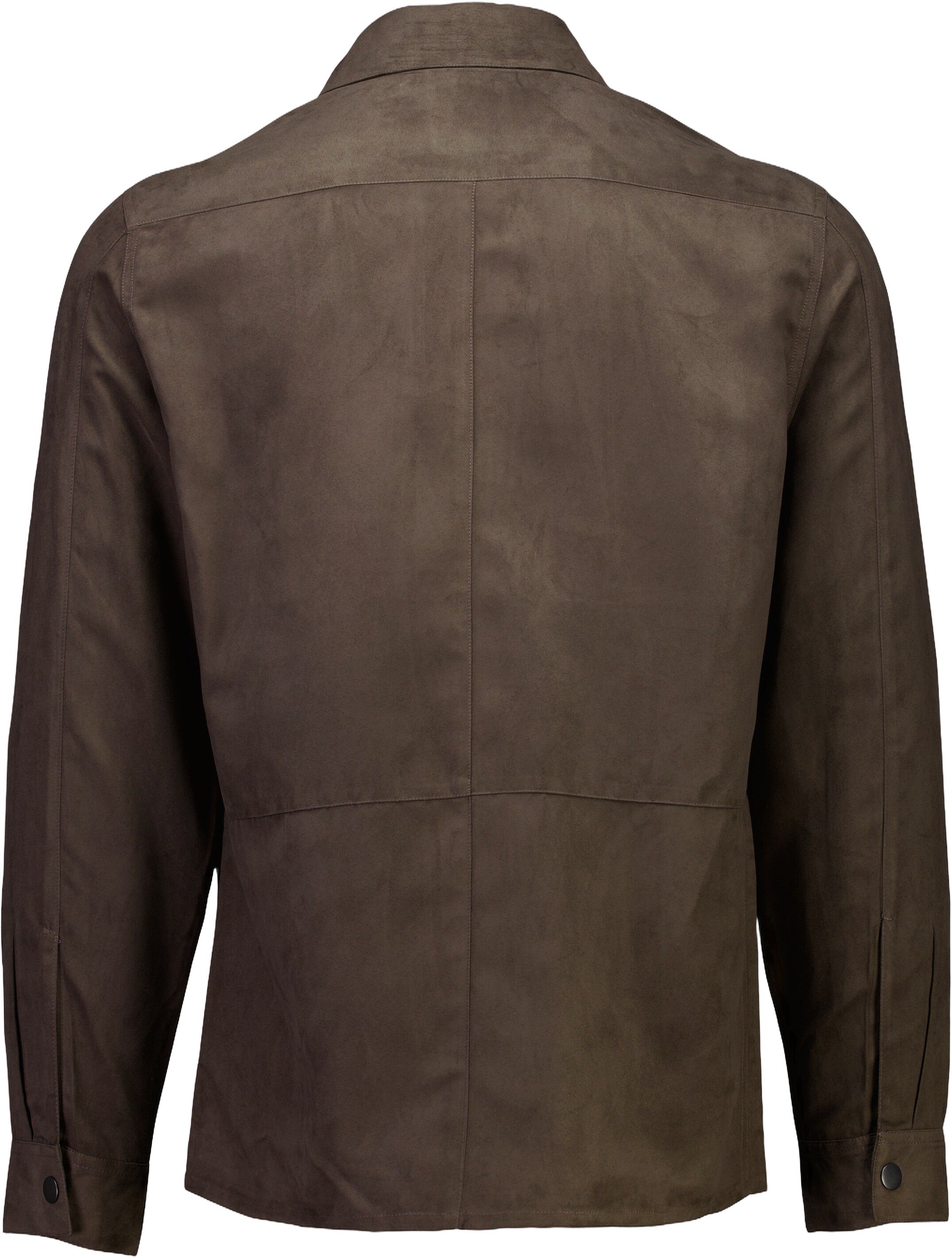 Micro suede overshirt