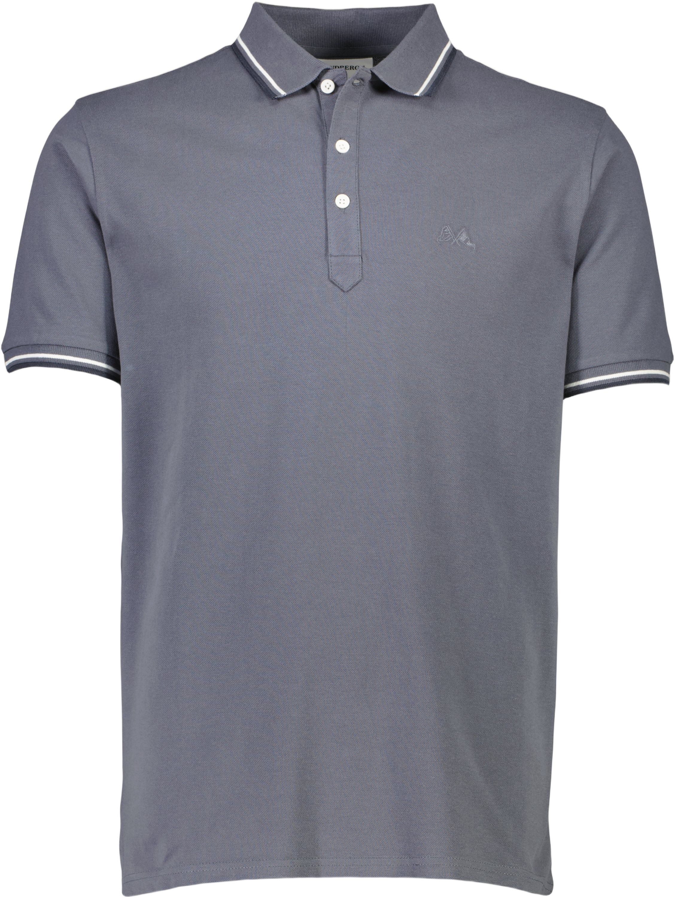 Polo shirt w. contrast piping