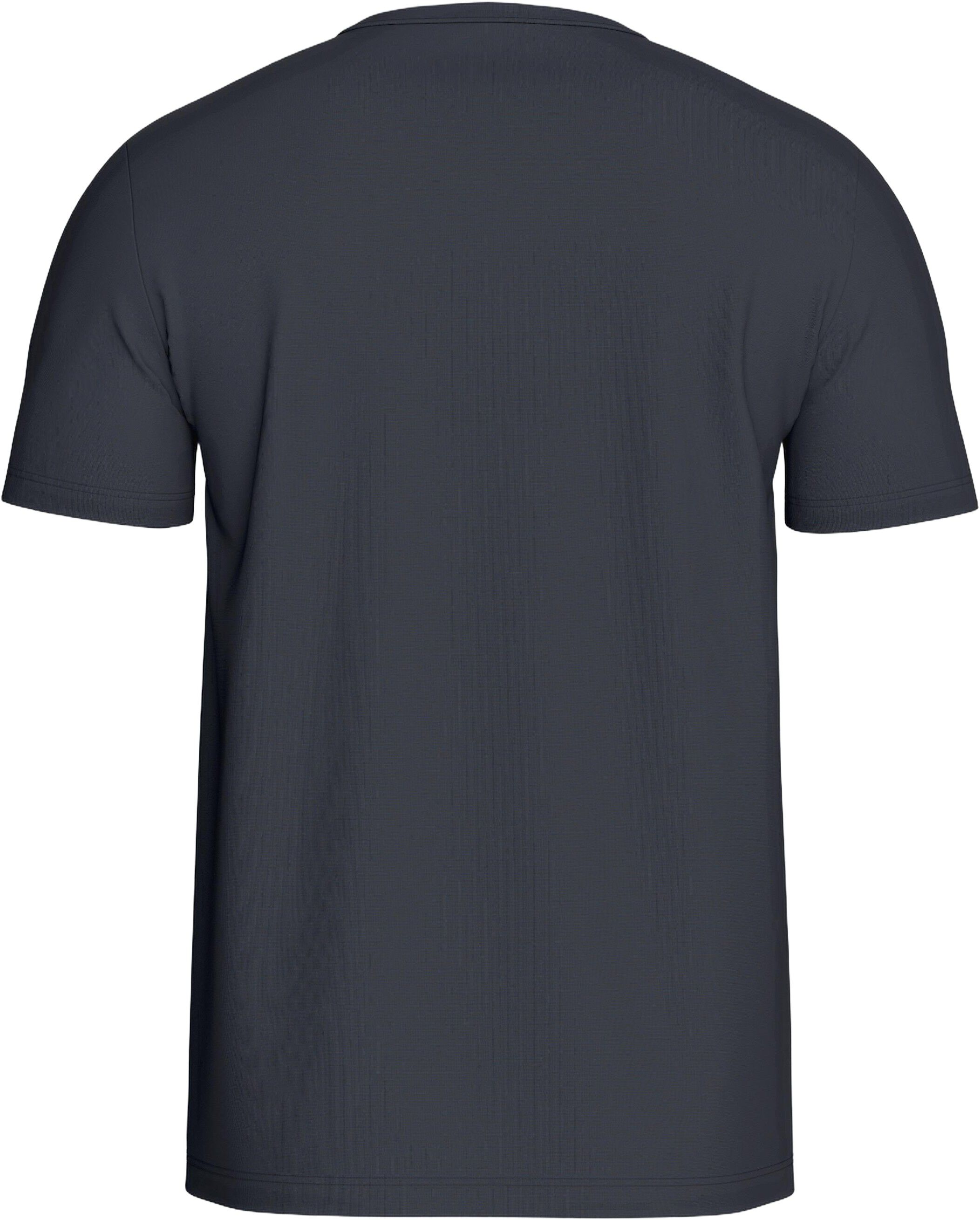 T-shirt med rund hals og korte &aelig;rmer