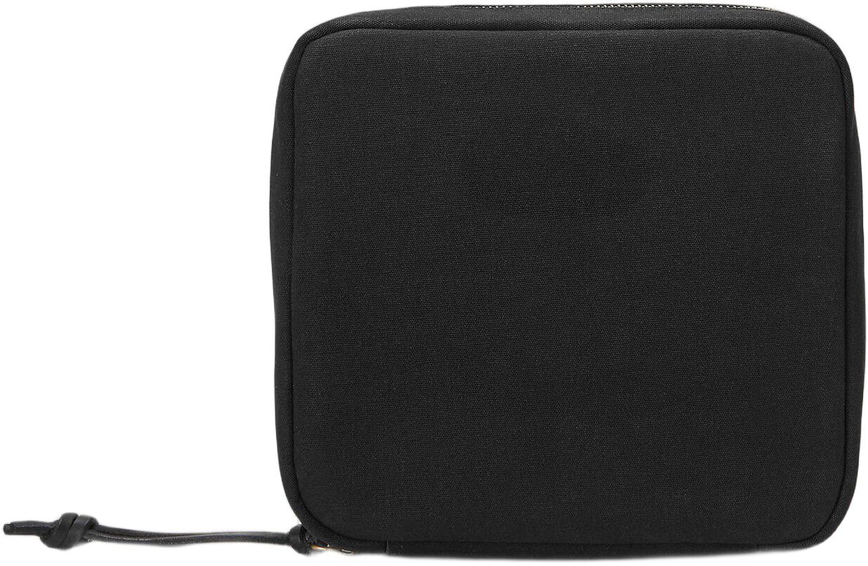 Canvas Leather Logo Pouch Bag