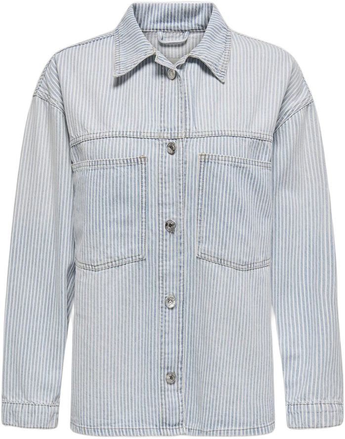 ONLEMMIE L/S STRIPED DNM SHIRT TAI