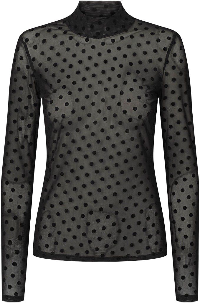 7655RDFRoll neck blouse