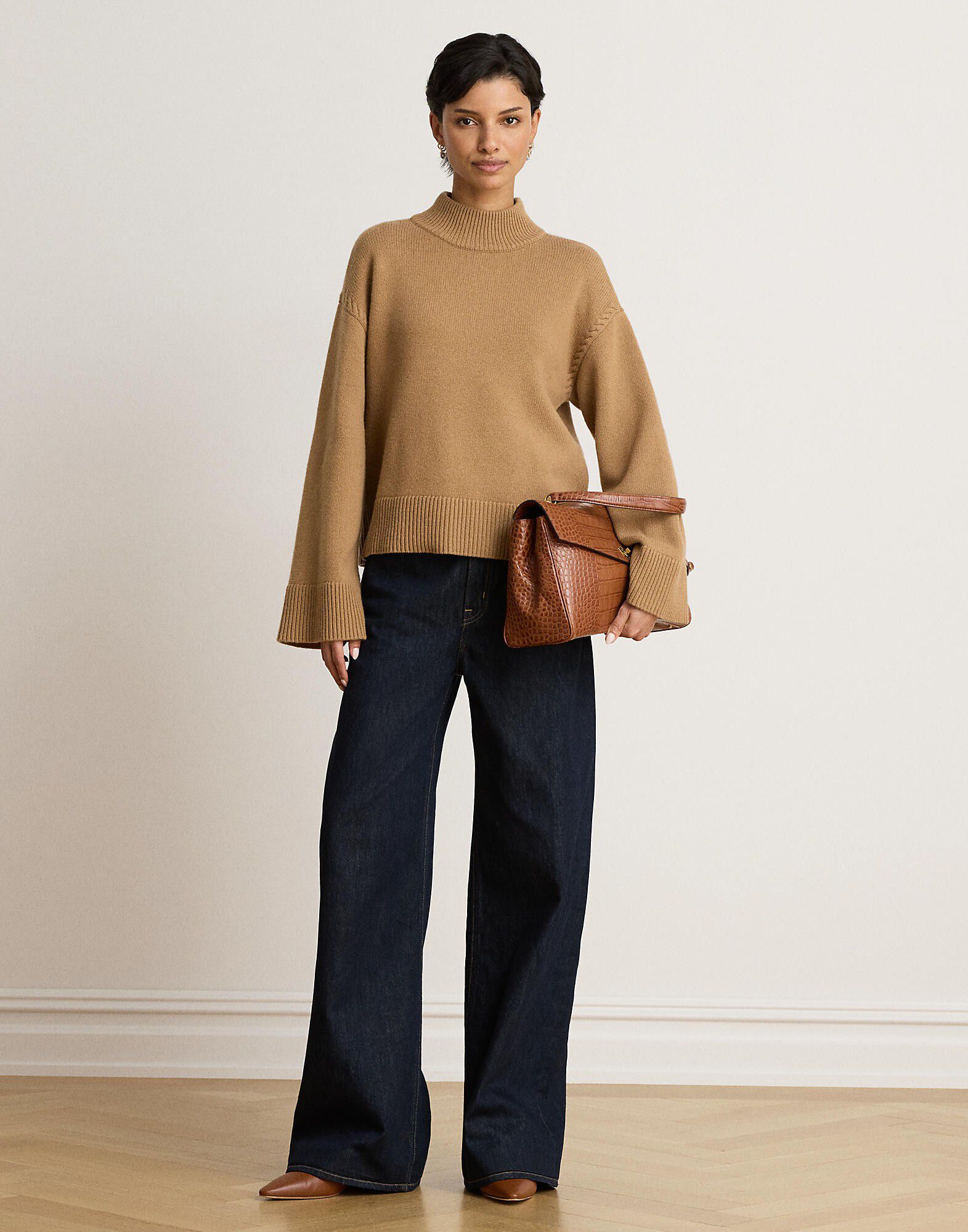 SUPERB PLUS-LS SWEATER