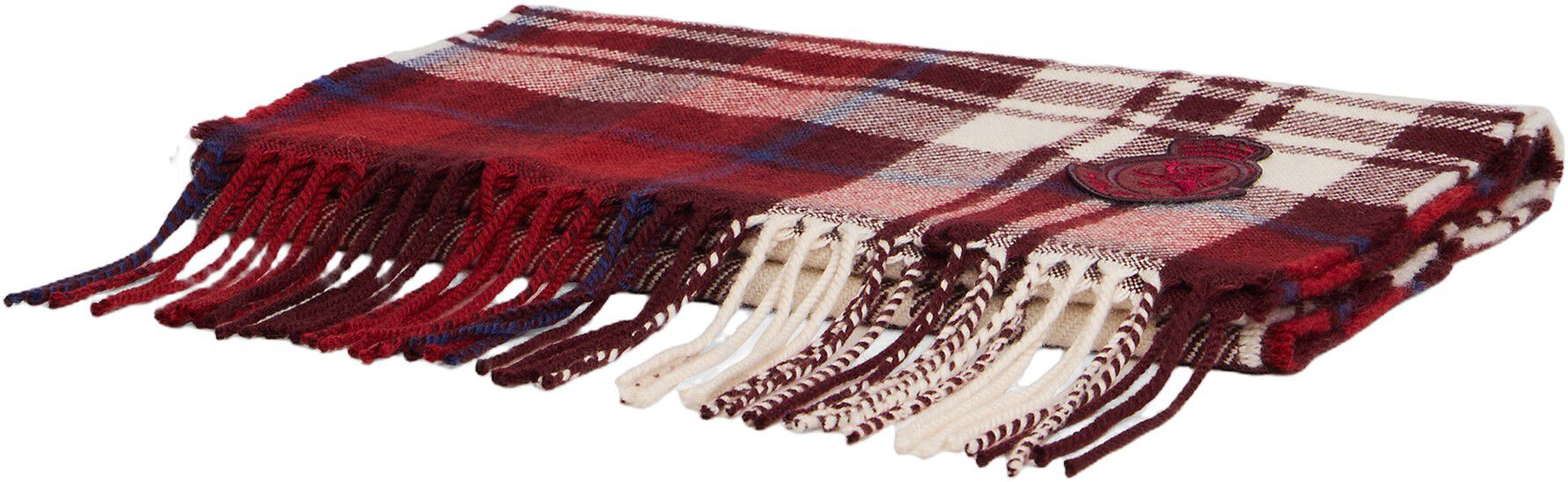 TH CREST CHECK SCARF