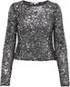 ONLPALEMA LS LACE SEQUIN TOP WVN