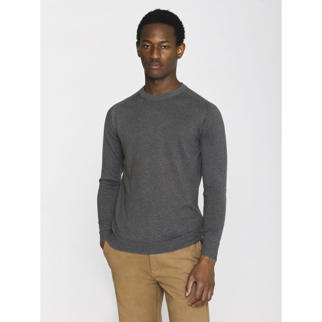 Regular merino knit crew neck - RWS