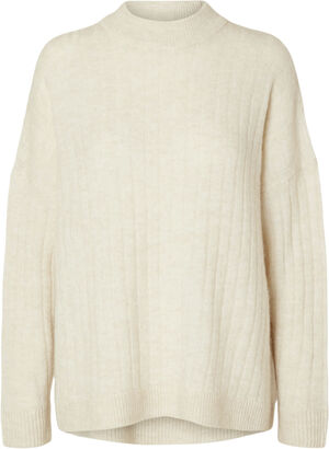 SLFMALINE LS WOOL KNIT HIGH NECK NOOS