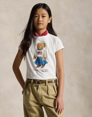 Polo Bear Cotton Jersey Tee