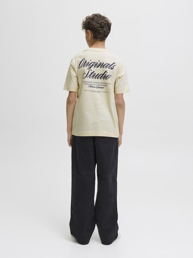 Jornorrebro Typo Tee Ss Crew Neck Sn Jnr
