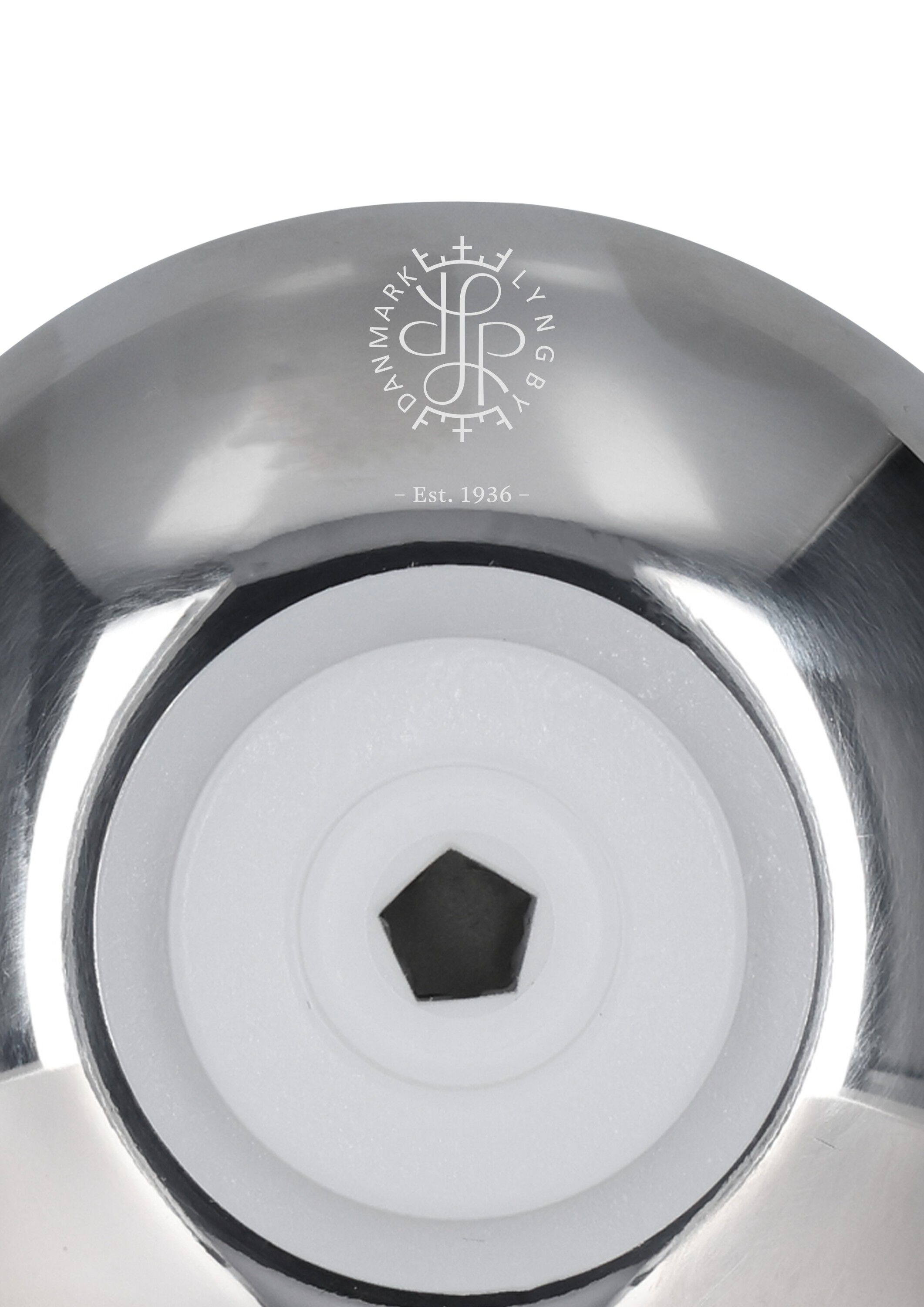 Rhombe Salt- og pebers&aelig;t H13 cm hvid/slate