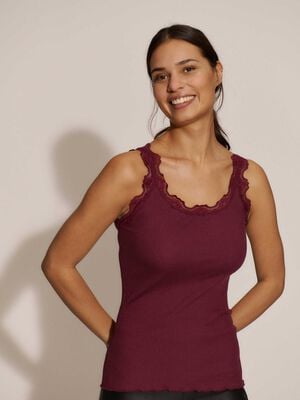 RWBabette Silk SL U-neck Lace Top